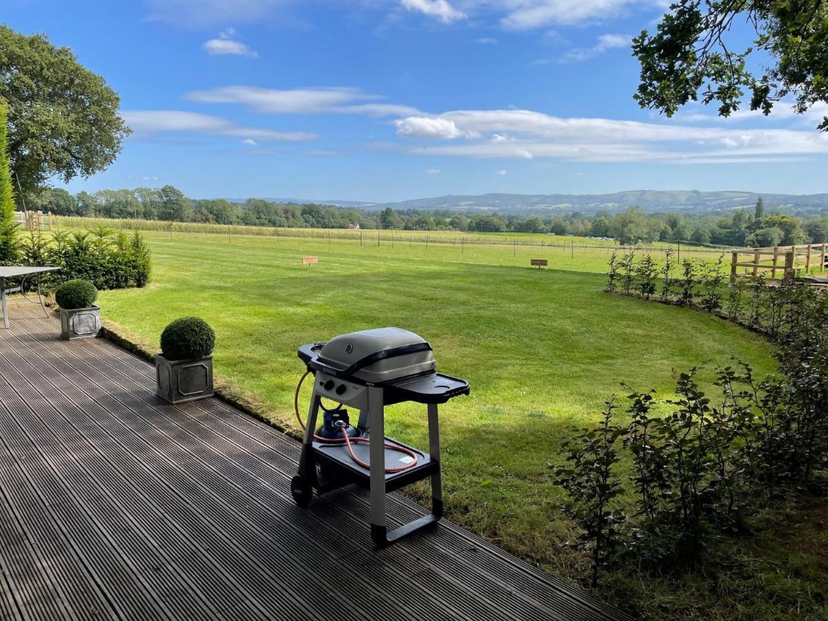 Stunning Cabin With Incredible Views Near Goodwood Rogate Luaran gambar
